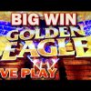 *NEW SLOT* LIVE PLAY | MAX BET GOLDEN EAGLE SLOT MACHINE BIG WIN igt slots