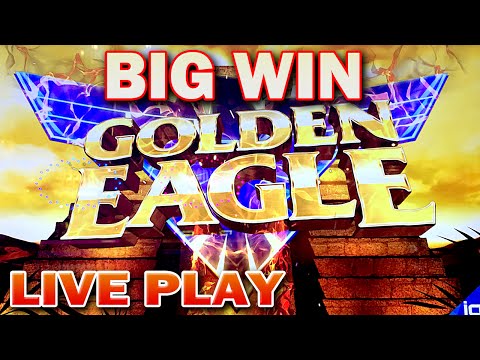 *NEW SLOT* LIVE PLAY | MAX BET GOLDEN EAGLE SLOT MACHINE BIG WIN igt slots