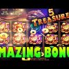 SWEET *SUPER BIG WIN* | 5 TREASURES SLOT MACHINE BONUS