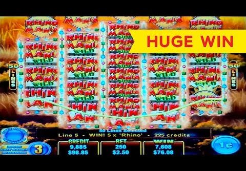 Firestorm Rhino Rumble Slot – HUGE WIN, AWESOME!