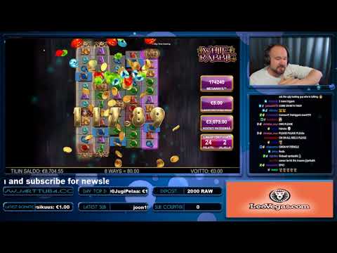 Amazing Bonus!! Mega Big Win From White Rabbit!!