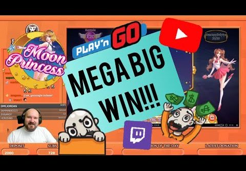 Mega Big Win From Moon Princess Slot!!