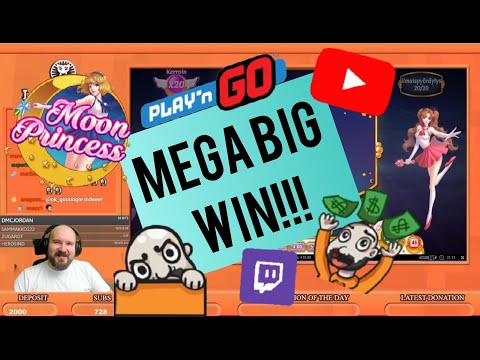 Mega Big Win From Moon Princess Slot!!