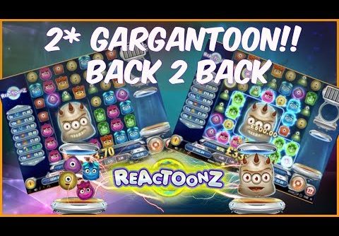 REACTOONZ MEGA WIN!! – 2 Gargantoon Wins Back To Back! ( Online Slots )