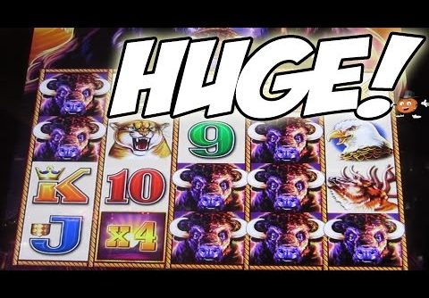 PREDICTING THE HUGE WIN, SOMETIMES YOU JUST KNOW – Buffalo Slot Machine Mega Big Win Bonus