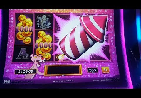 “NEW SLOT ALERT” – **PINK PANTHER** SLOT MACHINE / MAX BET BIG WIN.