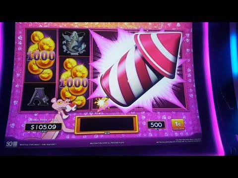 “NEW SLOT ALERT” – **PINK PANTHER** SLOT MACHINE / MAX BET BIG WIN.