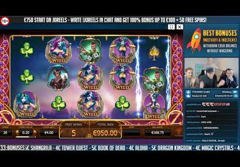 RECORD WIN! absolutely insane win from Cazino Zeppelin slot from Casino Livestream!