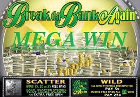 MEGA WIN OVER 1400x win on Break da Bank Again Slot