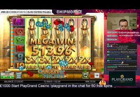 MASSIVE WIN !!! Queen of riches huge win !! BTG (Online Slots)