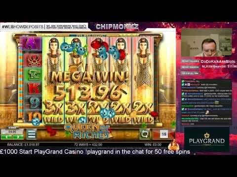 MASSIVE WIN !!! Queen of riches huge win !! BTG (Online Slots)