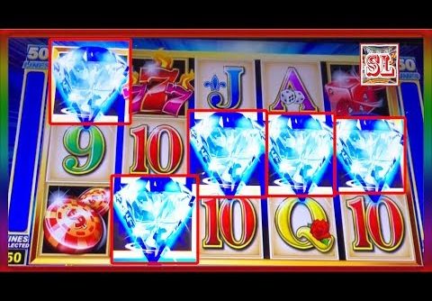 ** RARE 5 SYMBOLS TRIGGER ON SPARKLING 7S ** SUPER BIG WIN ** SLOT LOVER **