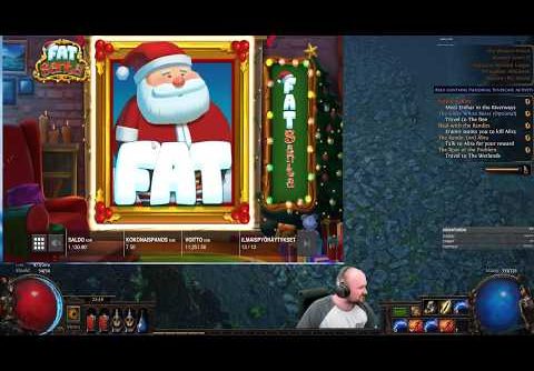 AMAZING WIN!! INSANE MEGA BIG WIN FROM FAT SANTA SLOT!!