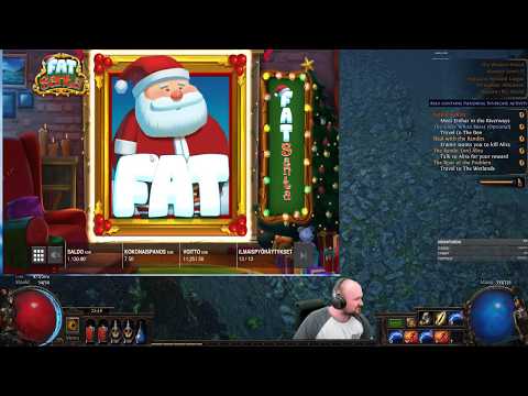 AMAZING WIN!! INSANE MEGA BIG WIN FROM FAT SANTA SLOT!!