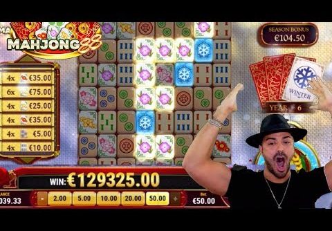 MAHJONG88 €129.000 RECORD WIN! By Roshtein – Online Casino Slots Mahjong88 Play’n’go