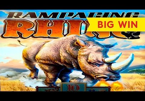 GREAT SESSION! Rampaging Rhino Slot – BIG WIN BONUS!