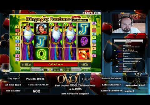 Rings Of Fortune Slot Gives Super Big Win!!