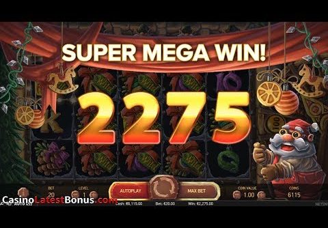 JINGLE SPIN from NetEnt (FREESPINS, BONUSES, BIGWIN, MEGAWIN, SUPERBIGWIN)