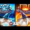 *NEW* ICE WIZARD & FIRE WIZARD | Wonder Wizard Big Win! Slot Machine Bonus (Ainsworth)