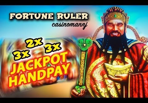 **JACKPOT HANDPAY** – FORTUNE RULER Slot – HUGE MEGA SLOT WIN – Slot Machine Bonus