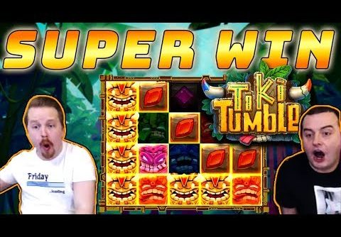 MEGA BIG WIN in Tiki Tumble slot