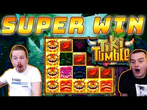 MEGA BIG WIN in Tiki Tumble slot