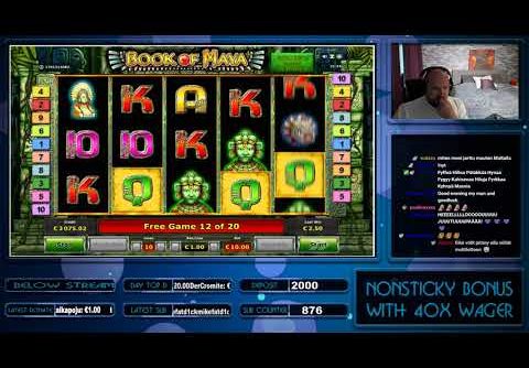 Big Win From Book Of Maya Slot!!!