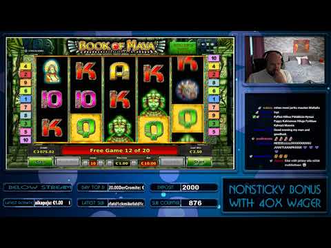 Big Win From Book Of Maya Slot!!!