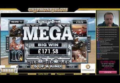 Playboy mega win with live reaction  BIG WIN (Online Slots)