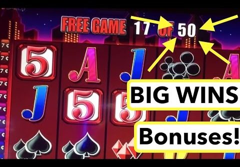 BIG WINS!!! LIVE PLAY and Bonuses on Big City 5s Slot Machine