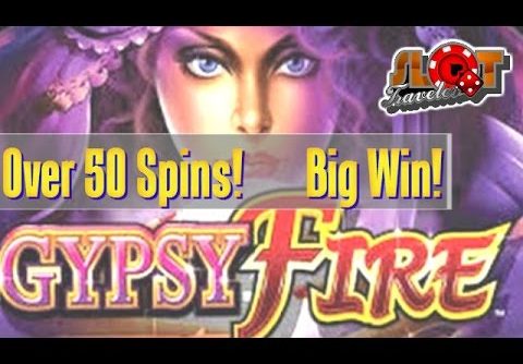 ** BIG WIN ** GYPSY FIRE slot machine bonus – Re-Trigger City!?  ♠ SlotTraveler ♠