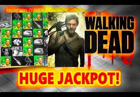 ** MEGA JACKPOT ** The WALKING DEAD slot machine Max Bet BIG JACKPOT HANDPAY WIN!