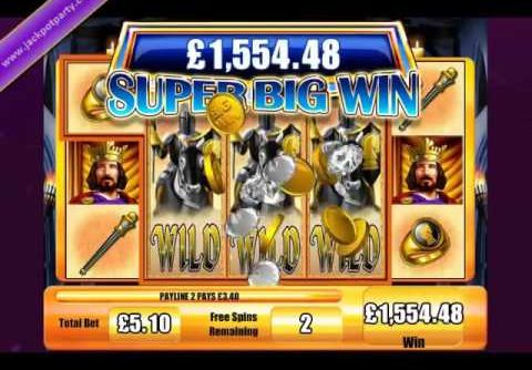 £5 135 MEGA BIG WIN 1007 X! BIG WIN SLOTS AT JACKPOT PARTY! ONLINE CASINO UK