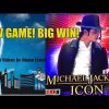 NEW! BIG WIN! MICHAEL JACKSON ICON SLOT MACHINE BONUS