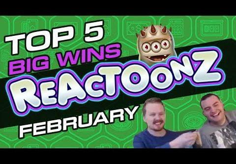 🔝 TOP 5 big wins on ReactoonZ slot by Play’n Go vol 2. Gargatoon!