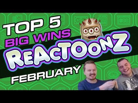 🔝 TOP 5 big wins on ReactoonZ slot by Play’n Go vol 2. Gargatoon!