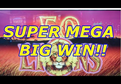 **SUPER MEGA BIG WIN!!** 50 LIONS DELUXE!!