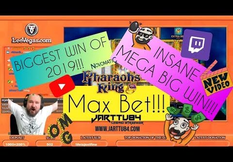 MAX BET!! INSANE MEGA BIG WIN FROM PHARAOH’S RING!!