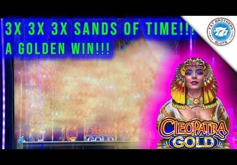 SHORT & SWEET!!! Cleopatra Gold Slot by IGT! BIG WIN FREE GAMES! Super Fun Session!