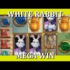 MEGA WIN – WHITE RABBIT – NEW BTG SLOT!!