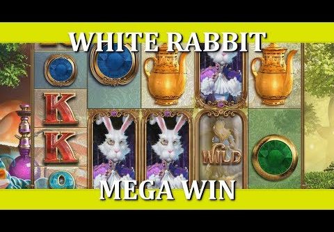 MEGA WIN – WHITE RABBIT – NEW BTG SLOT!!