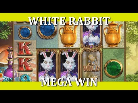 MEGA WIN – WHITE RABBIT – NEW BTG SLOT!!