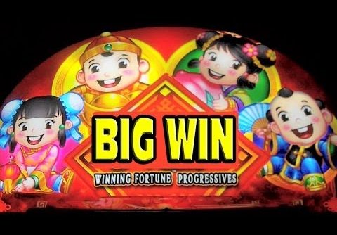 Winning Fortune Progressives – MEGA BIG WIN – New Slot Machine Bonus + Retriggers