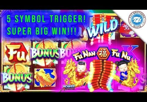 EPIC Comeback 5 Symbol Trigger Fu Nan Fu Nu Slot Machine! SUPER BIG WIN! $5.28 Bonuses!