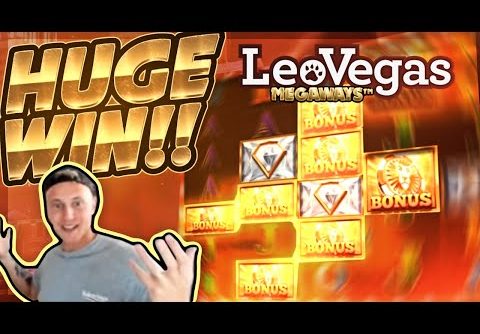 HUGE WIN!!! LeoVegas Megaways Big WIN!! Casino Games from CasinoDaddy Live Stream