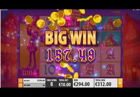 MEGA WIN On Pied Piper Slot Machine from Quickspin