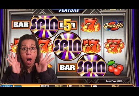 Max Bet Big Win * Quick Hits slot Machine * RETRIGGER INSANTY* see it to believe it !!!!