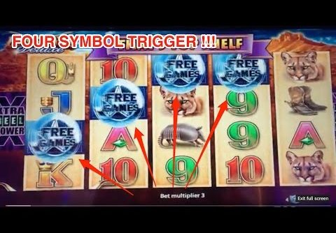 Longhorn Deluxe Slot! MULTIPLE retriggers! Big win!