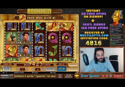 RECORD WIN ON BOOK OF DEAD ONLINE CASINO SLOT!