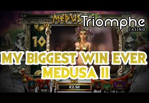 MY BIGGEST WIN EVER IN MEDUSA SLOT. Nextgen Gaming (online casino Triomphe)